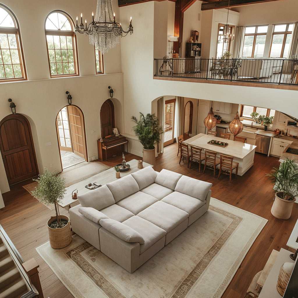 Canapé-lit gris tendre Wabi-Sabi