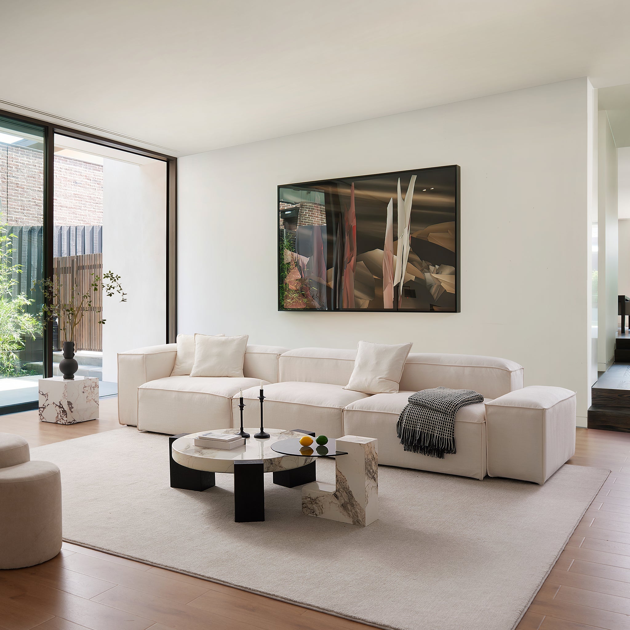 Canapé modulable Freedom beige