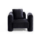 Fauteuil d'appoint en peluche Obsidian