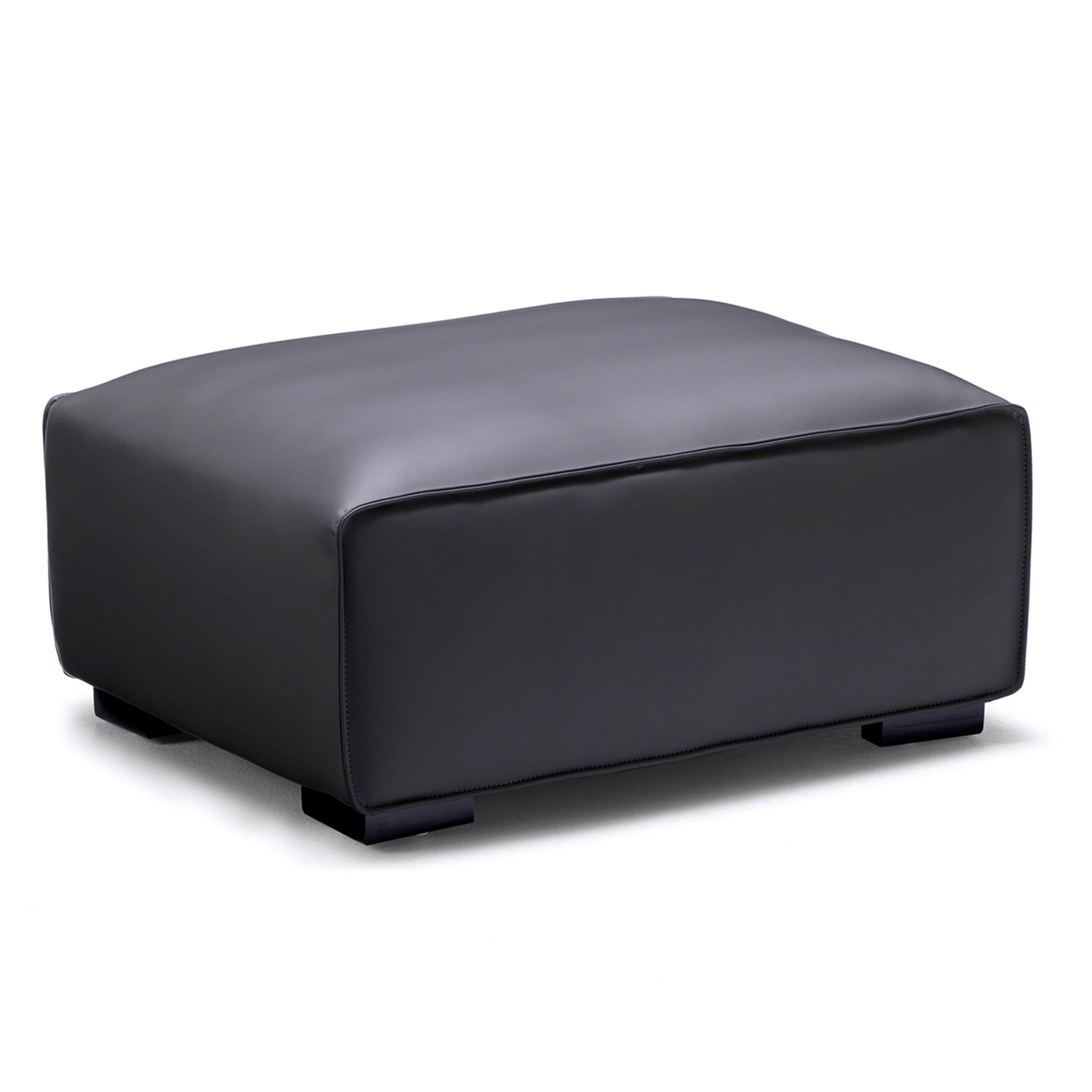 Ensemble de canapés modulaires en cuir kaki Domus