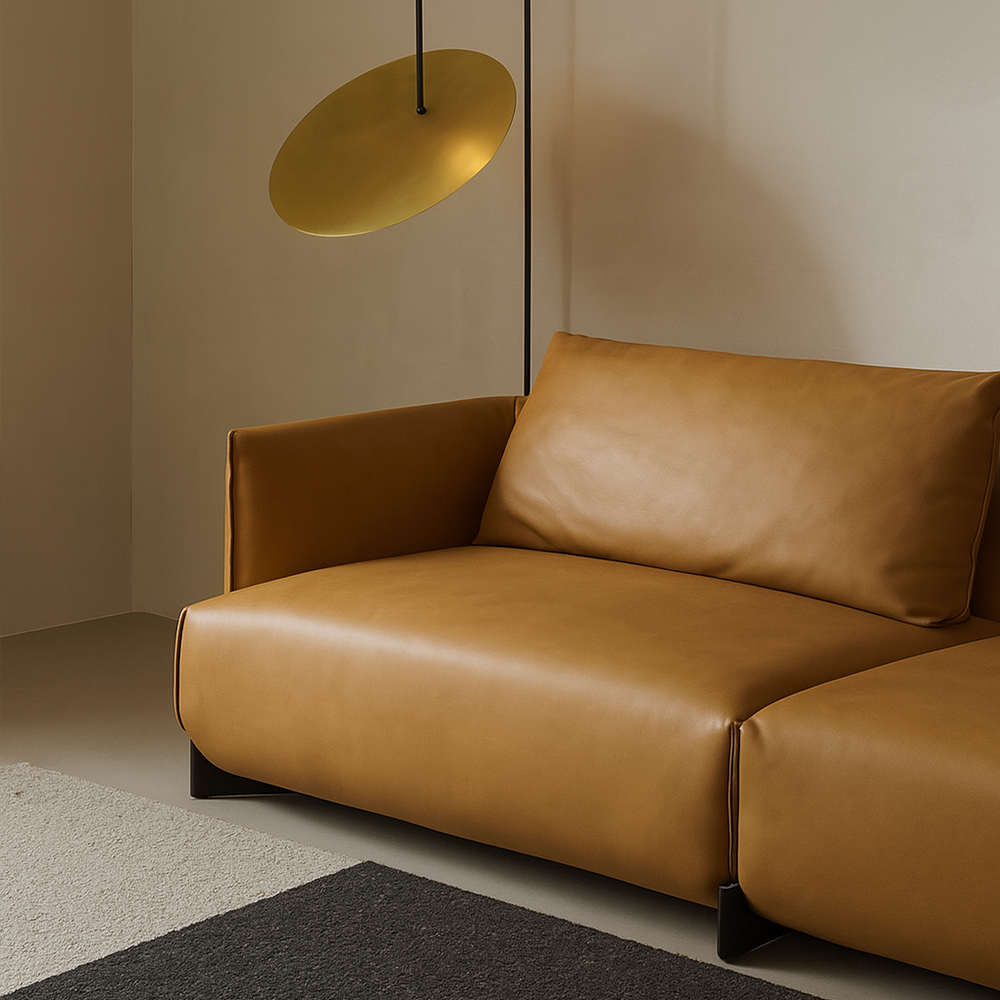 Canapé en cuir vintage Amber