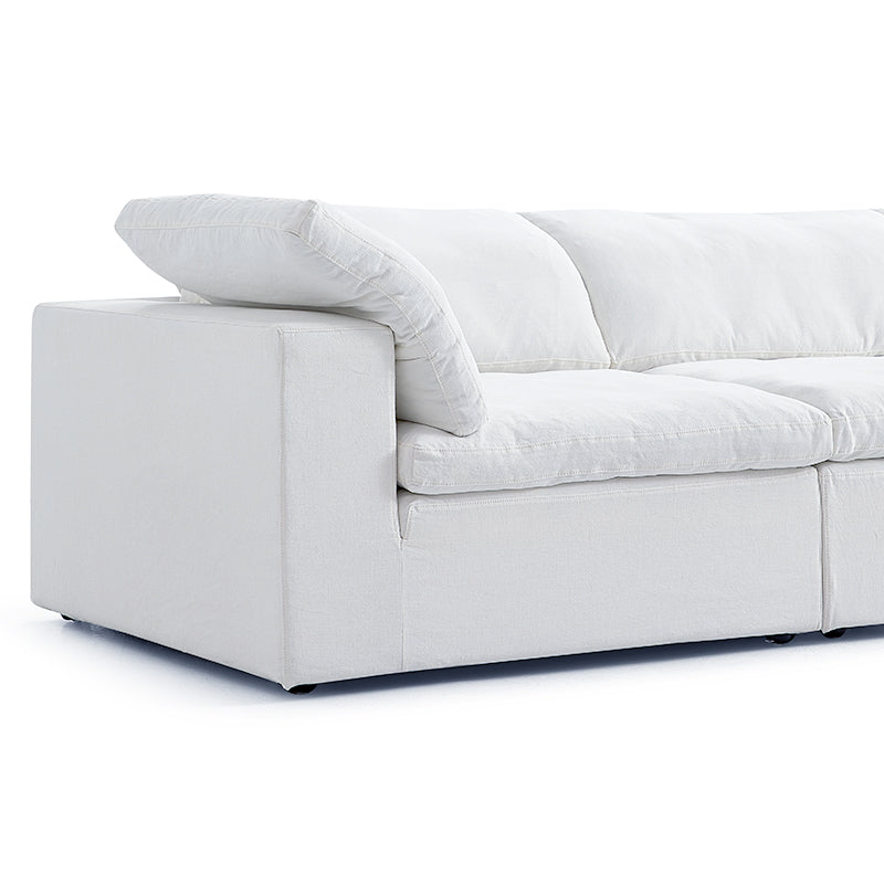 Canapé et pouf beige Tender Wabi-Sabi