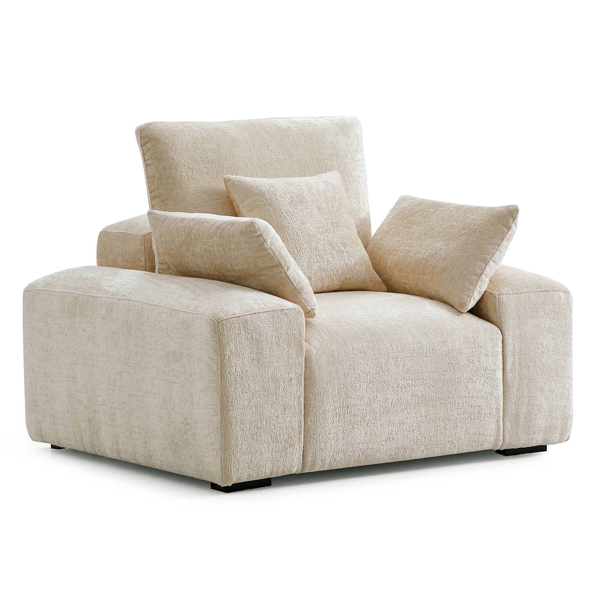 L'ensemble de canapés jaunes Empress