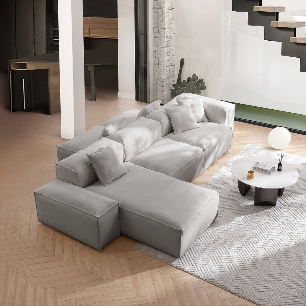 Canapé sectionnel double face Freedom Modular Gris