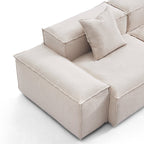 Canapé sectionnel en U gris Freedom Modular