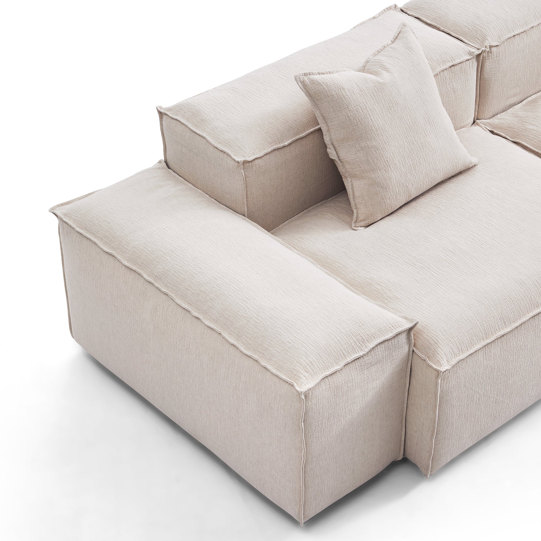 Canapé sectionnel en U gris Freedom Modular