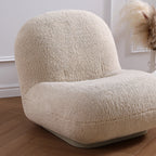Fauteuil d'appoint gris Puff