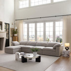 Canapé et pouf beige Tender Wabi-Sabi