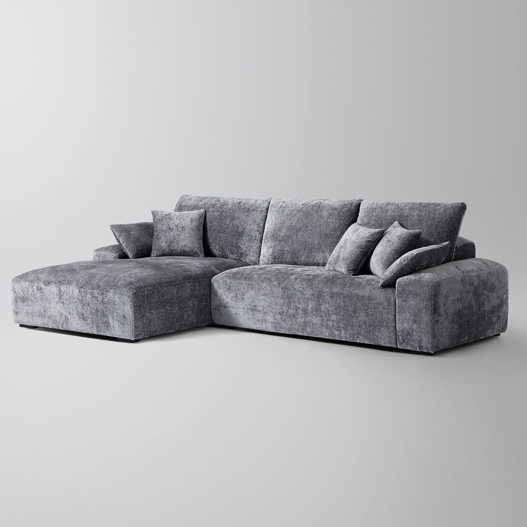 Le canapé d'angle jaune Empress