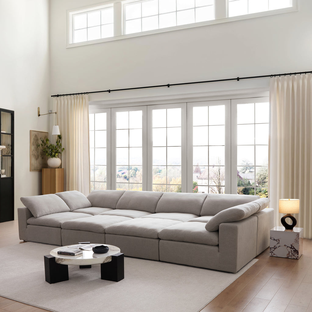 Canapé-lit gris tendre Wabi-Sabi