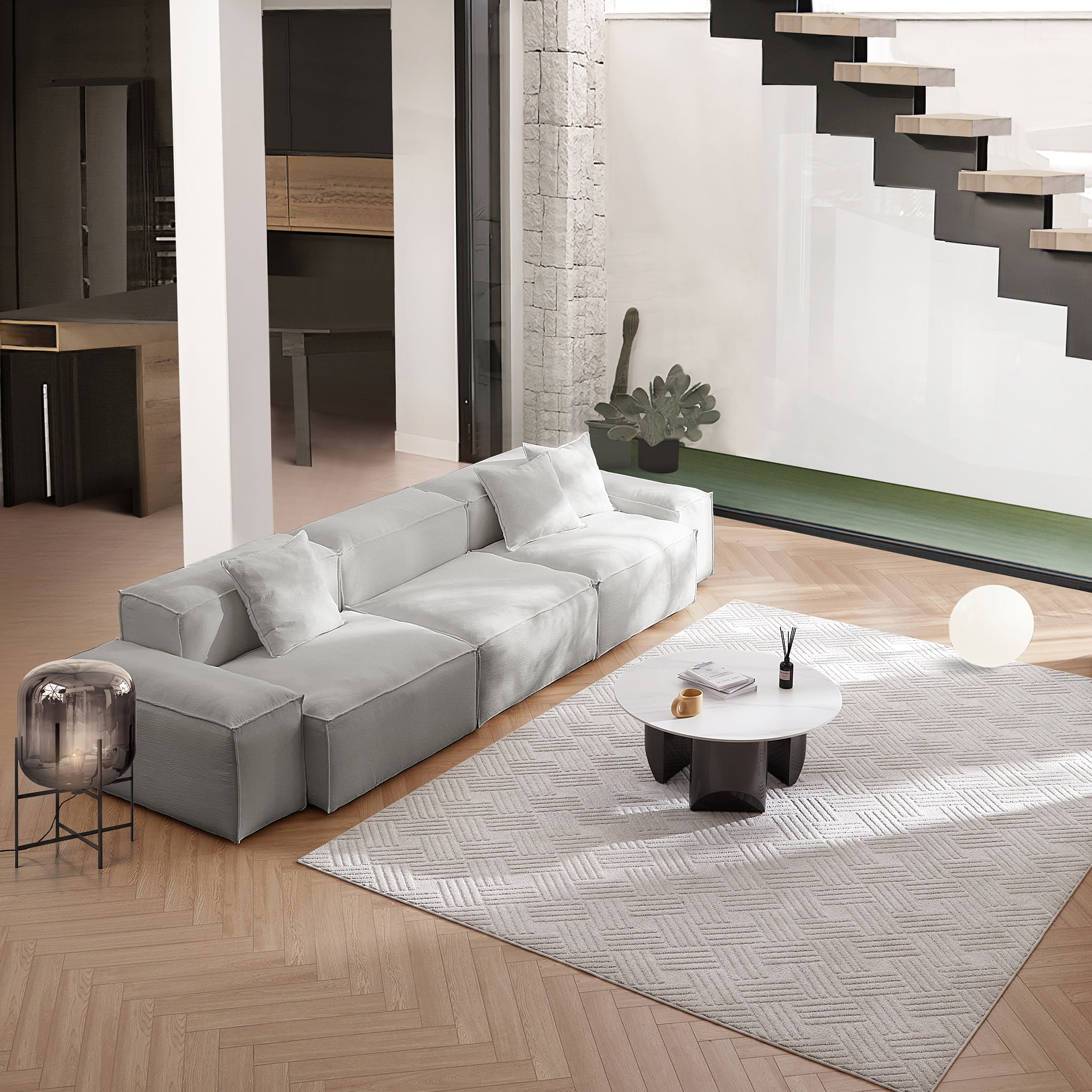 Canapé modulaire Freedom kaki