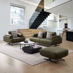 Ensemble de canapés Olivia en cuir véritable pleine fleur