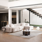 Canapé sectionnel modulaire blanc Freedom