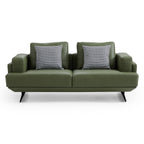 Canapé Olivia en cuir véritable pleine fleur