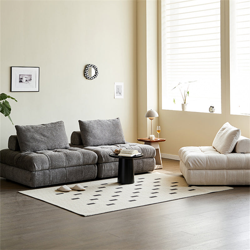 Canapé sectionnel modulaire blanc Block