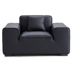 Ensemble de canapés modulaires en cuir kaki Domus