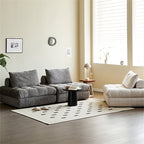 Canapé sectionnel modulaire gris Block