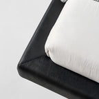 Lit en cuir Charcoal Toast