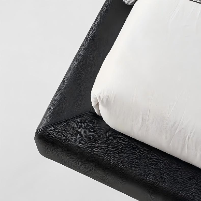 Lit en cuir Charcoal Toast