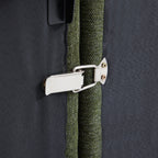 Canapé sectionnel en tissu vert Jungle en forme de L avec méridienne