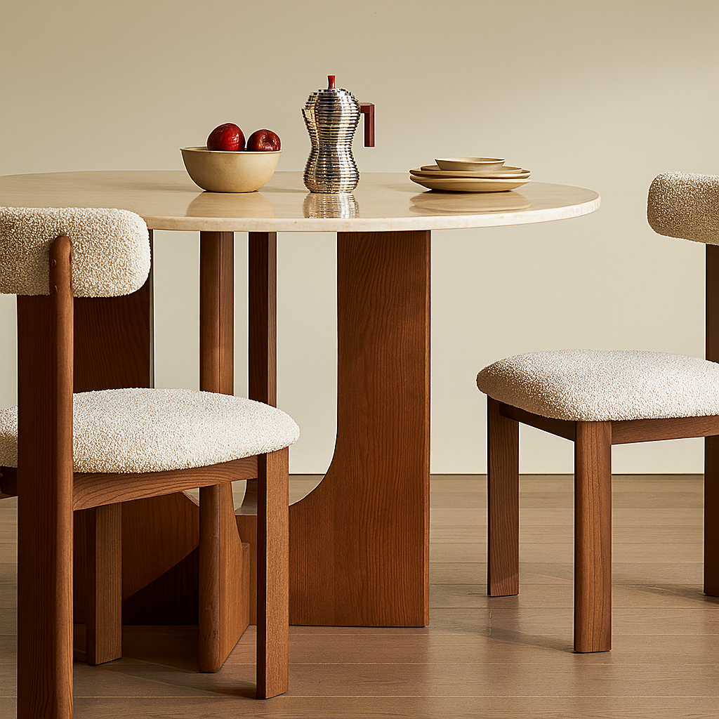 Table à manger ronde Liesl