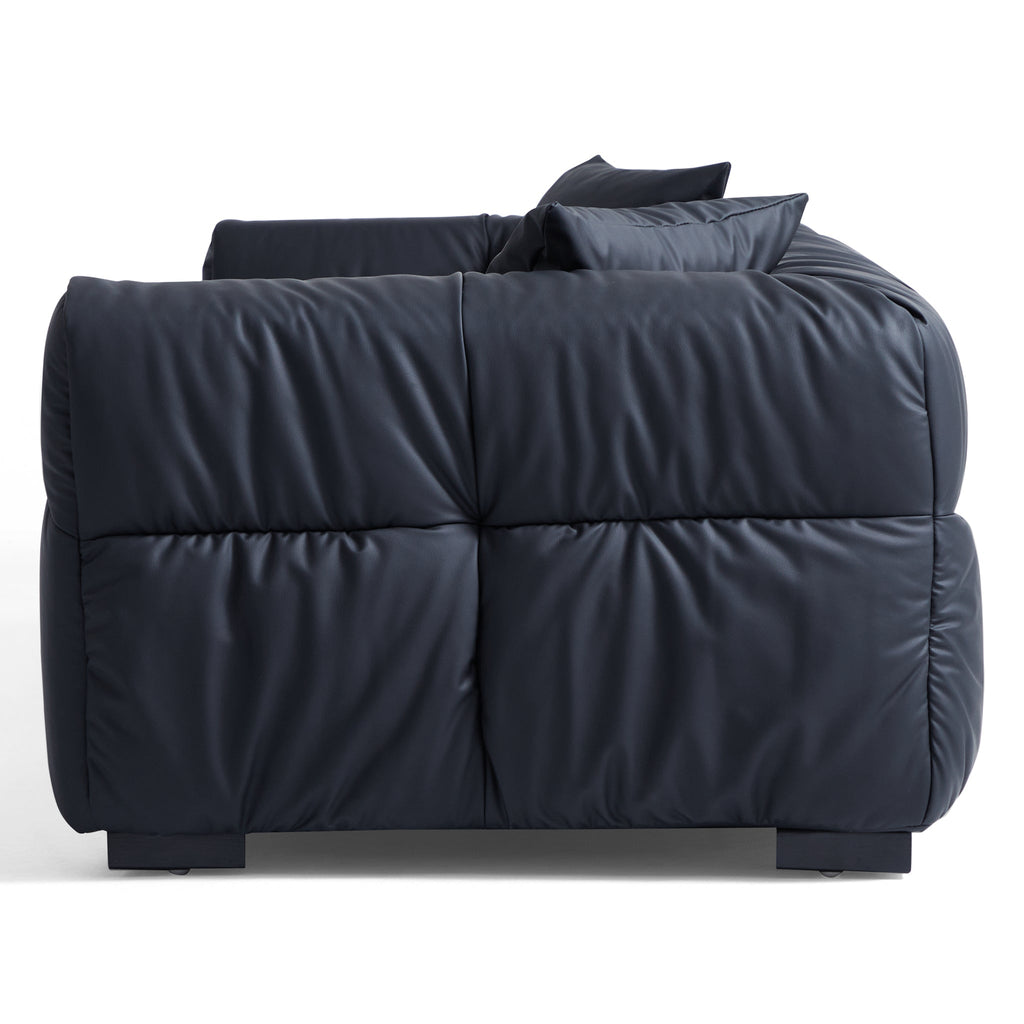 Canapé Boba en cuir noir