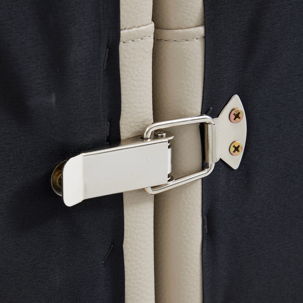 Canapé d'angle modulaire en cuir kaki Domus