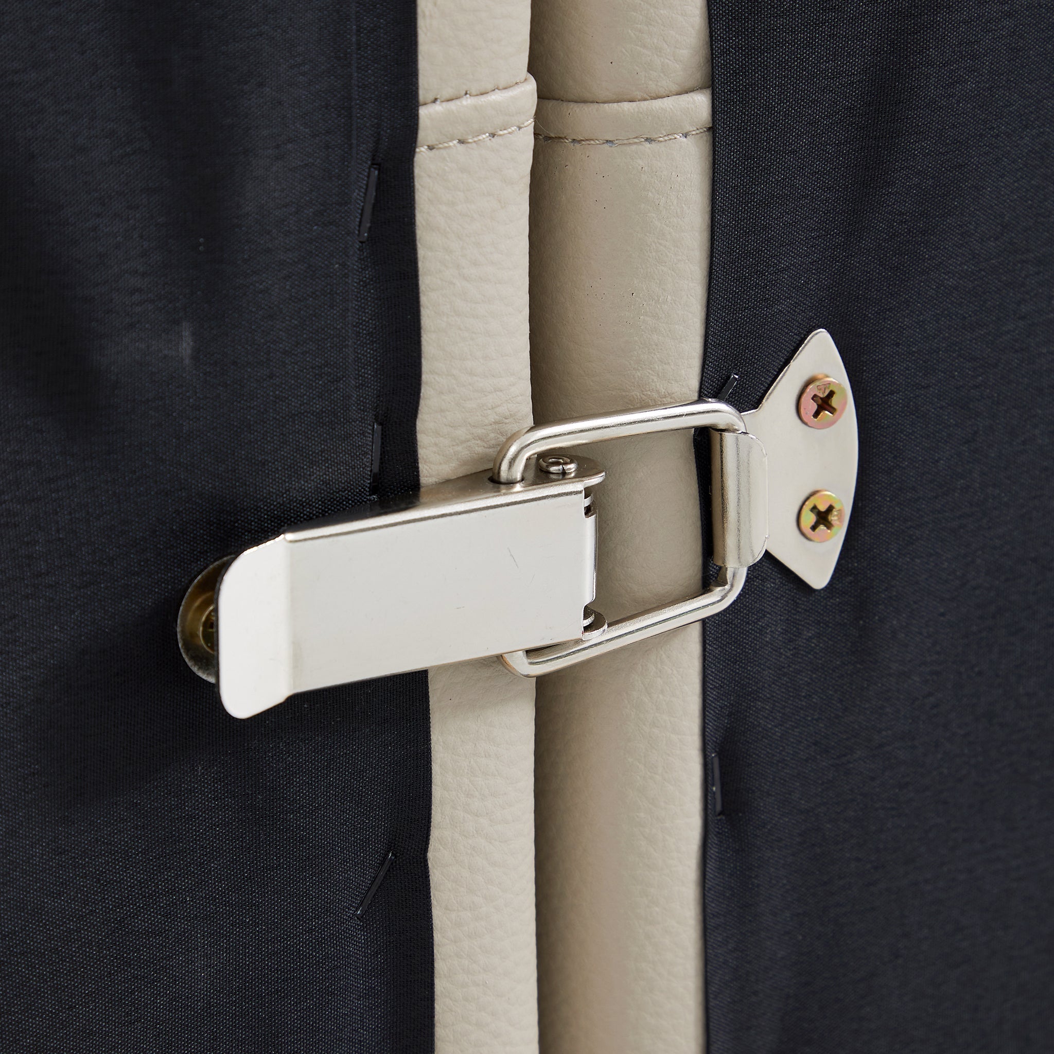 Canapé d'angle modulaire en cuir kaki Domus