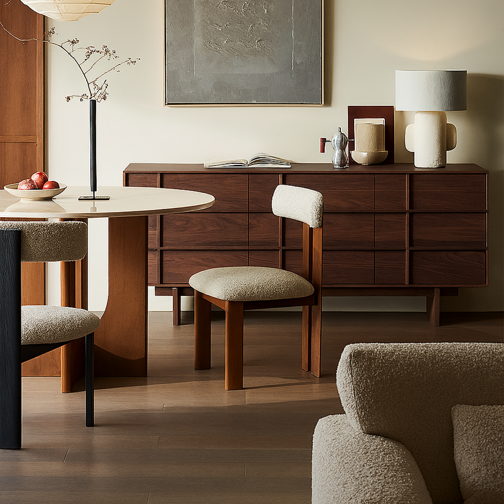 Table à manger ronde Liesl