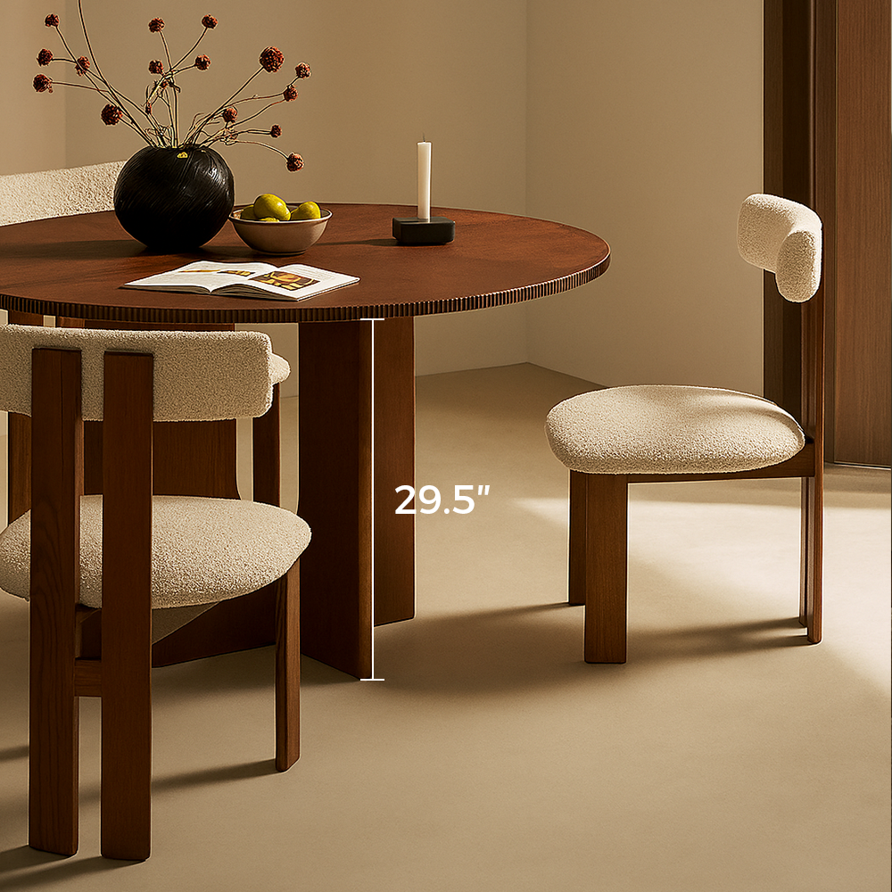 Table à manger ronde Liesl