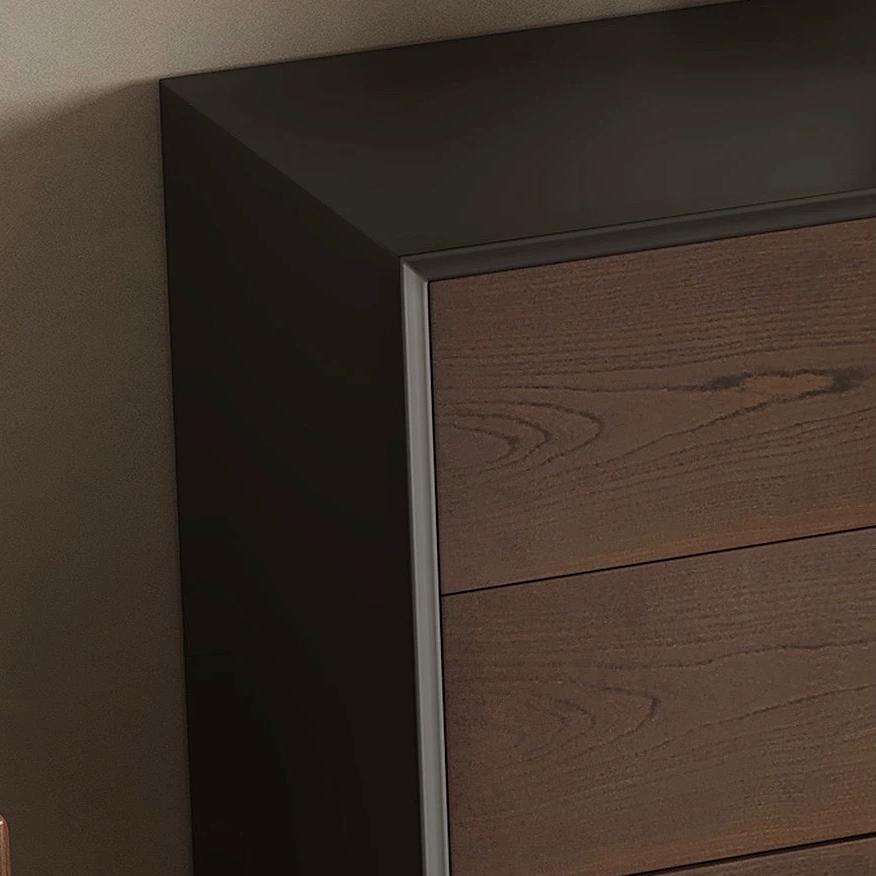 Buffet de rangement en noyer foncé Napoli