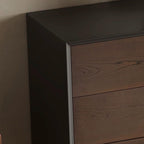 Buffet de rangement en noyer foncé Napoli