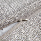 Canapé sectionnel capitonné Brandy Channel avec table basse