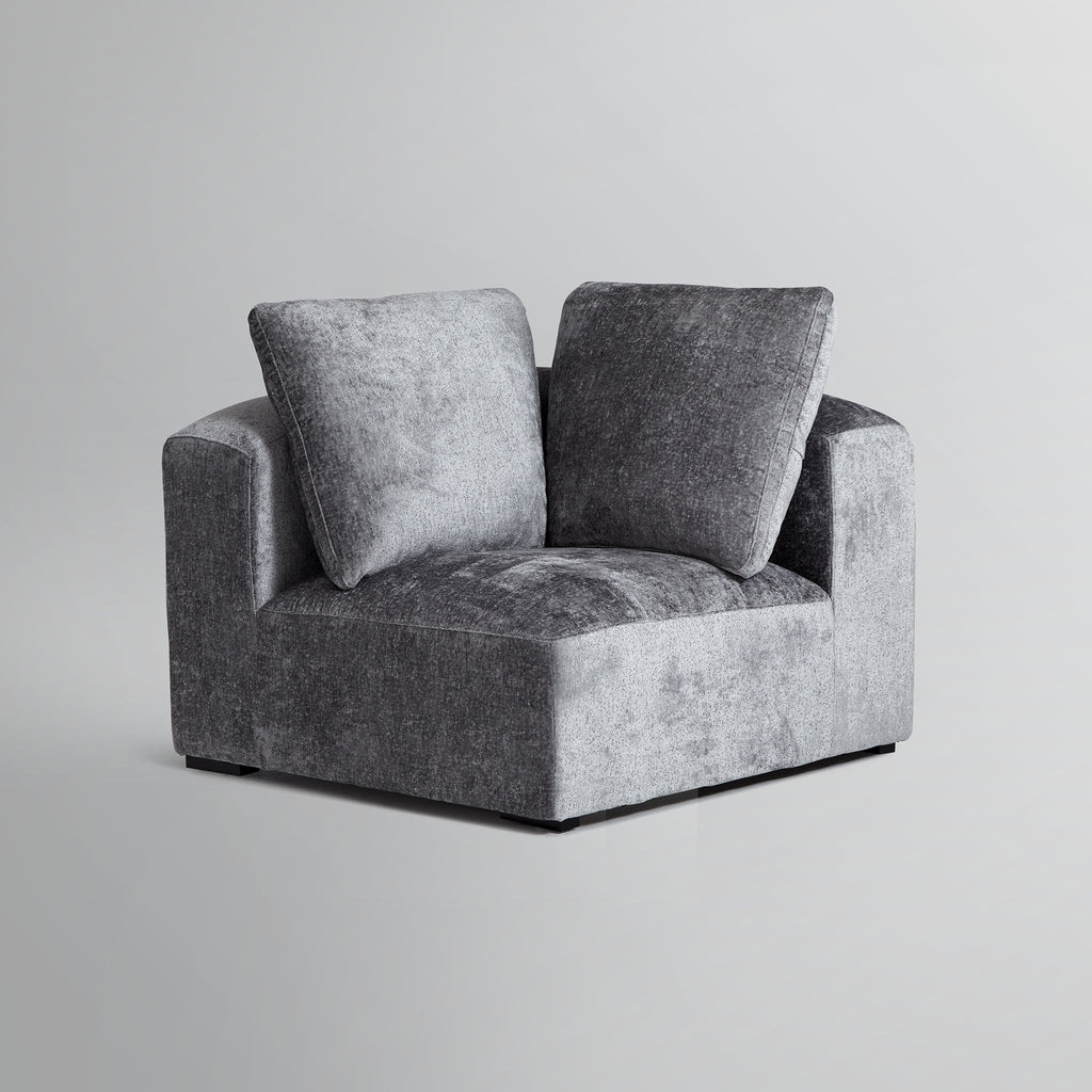 Le canapé d'angle sectionnel beige Empress