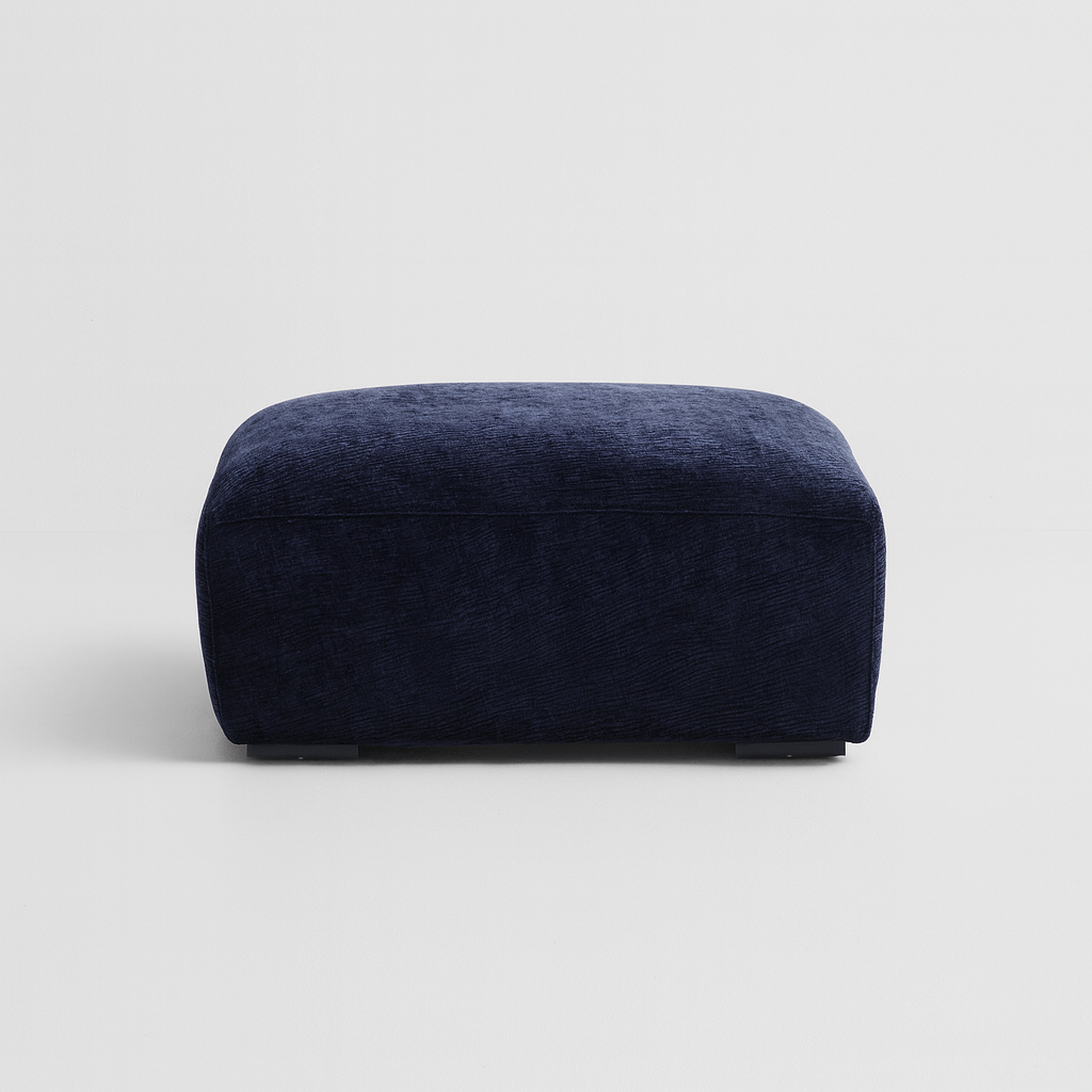 Le pouf bleu marine Empress