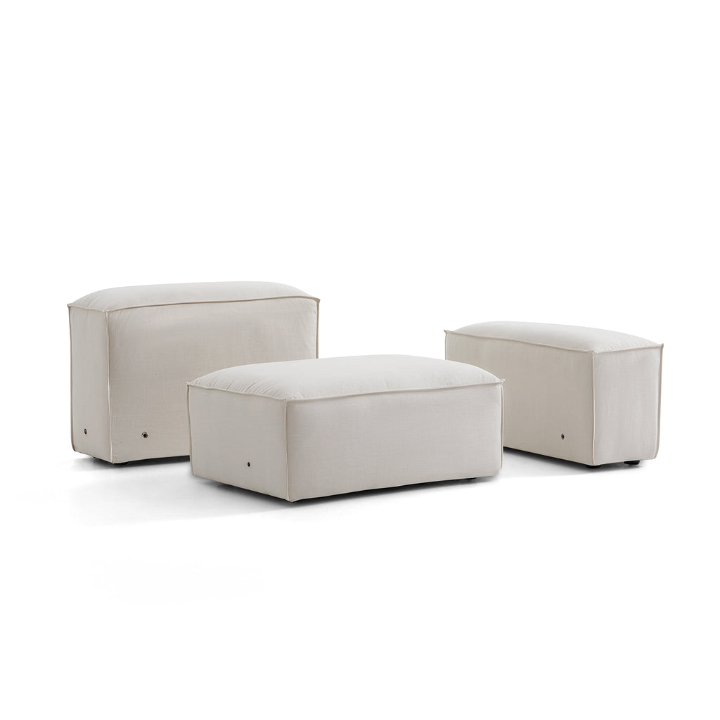 Canapé sectionnel en U beige Freedom Modular