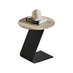 Table d'appoint minimaliste en pierre des cavernes