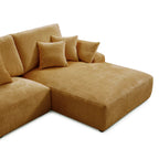 Le canapé d'angle en U jaune Empress