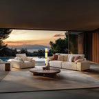 L'ensemble de canapés gris Empress