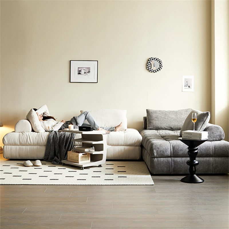 Canapé sectionnel modulaire blanc Block