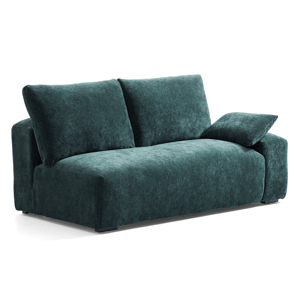 Le canapé et le pouf Empress Green