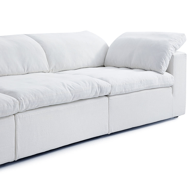 Canapé et pouf beige Tender Wabi-Sabi