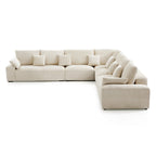 Le canapé d'angle sectionnel jaune Empress