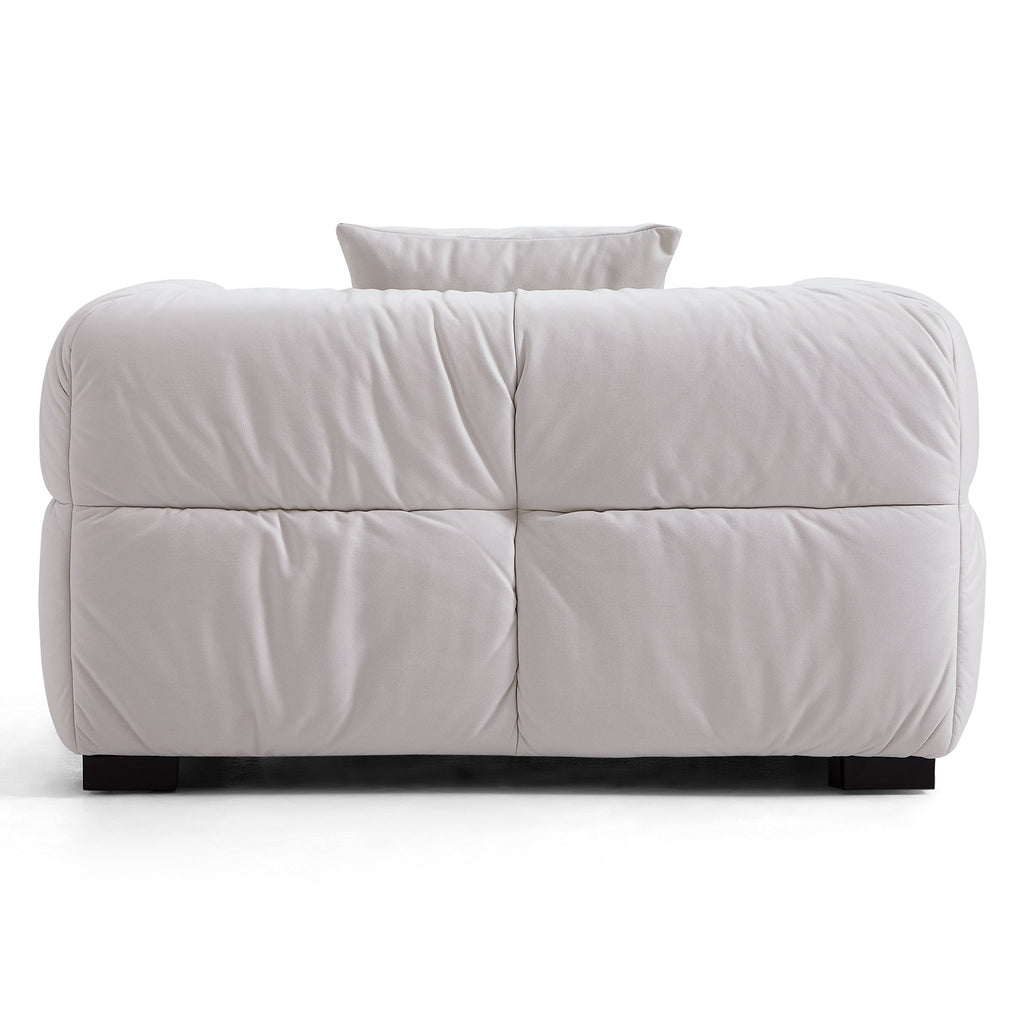 Fauteuil Boba en cuir noir