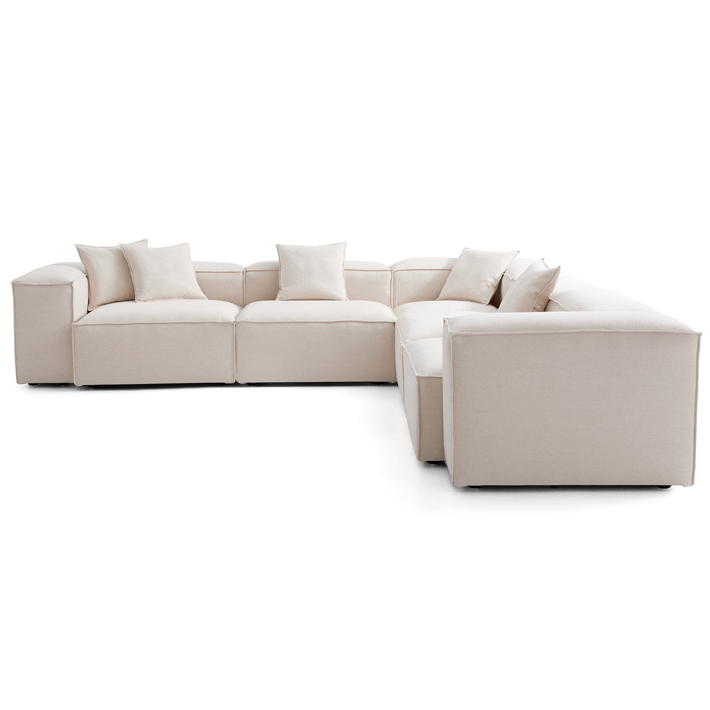 Canapé d'angle modulaire Freedom kaki