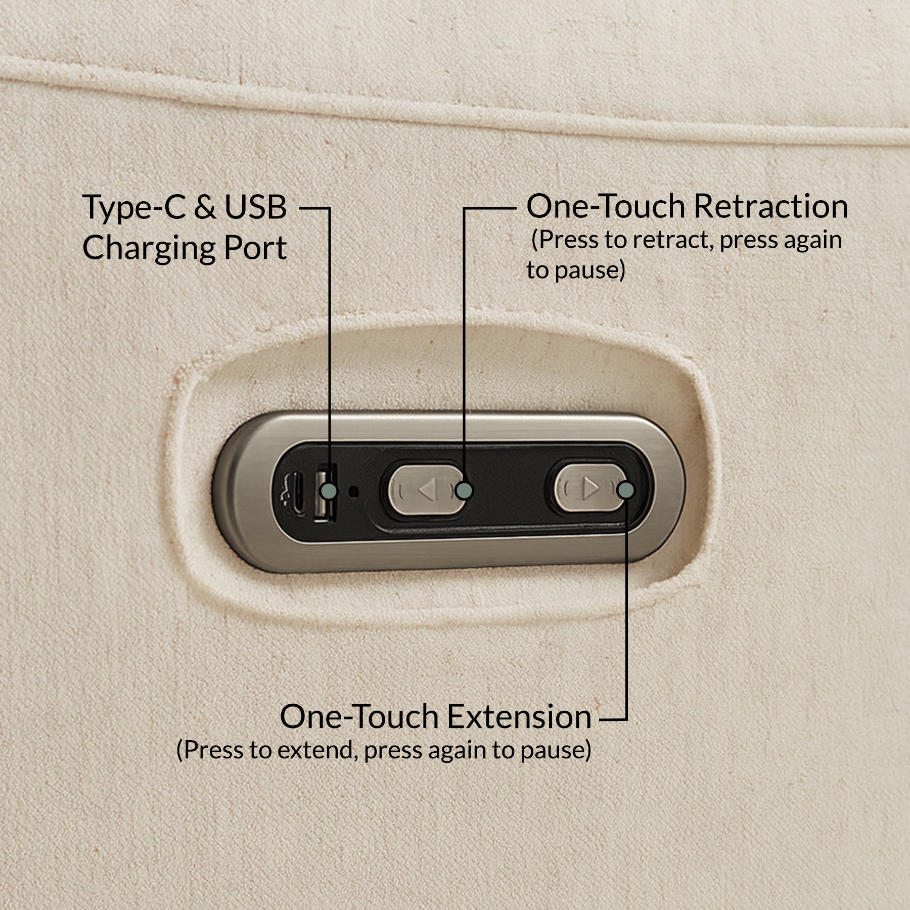 Canapé inclinable Dickie