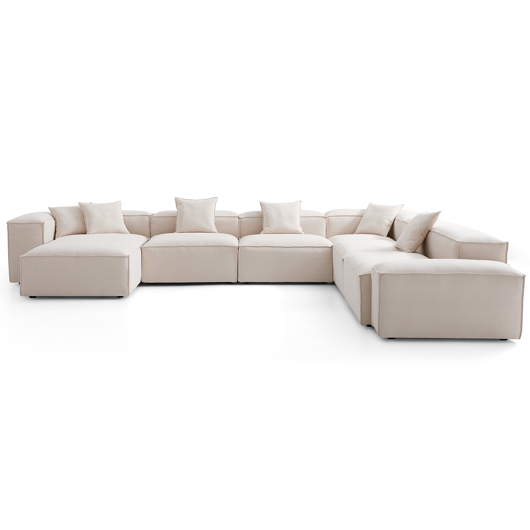 Canapé sectionnel Freedom Modular Kaki en U