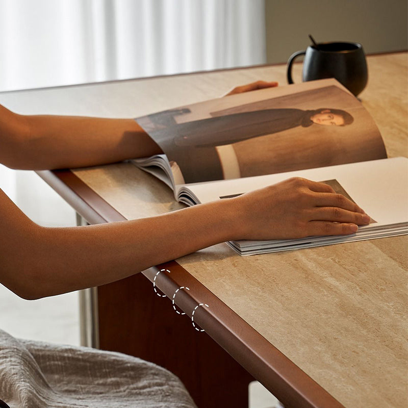 Table à manger rectangulaire Auberta