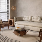 Table basse en verre Magic Cube scandinave