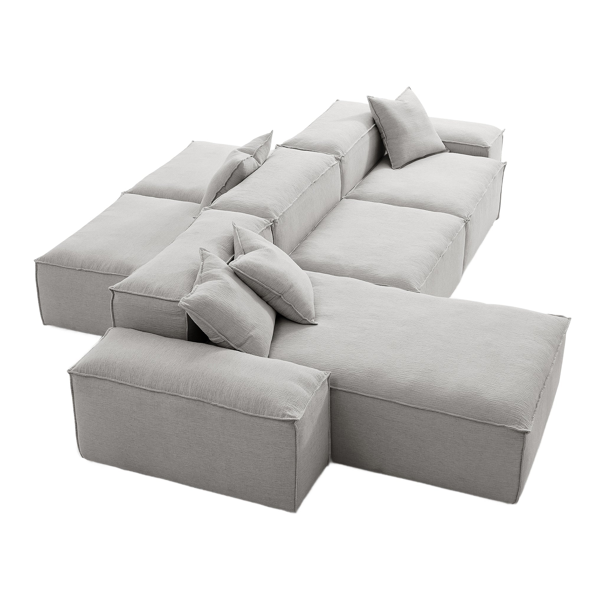 Canapé sectionnel double face Freedom Modular Gris